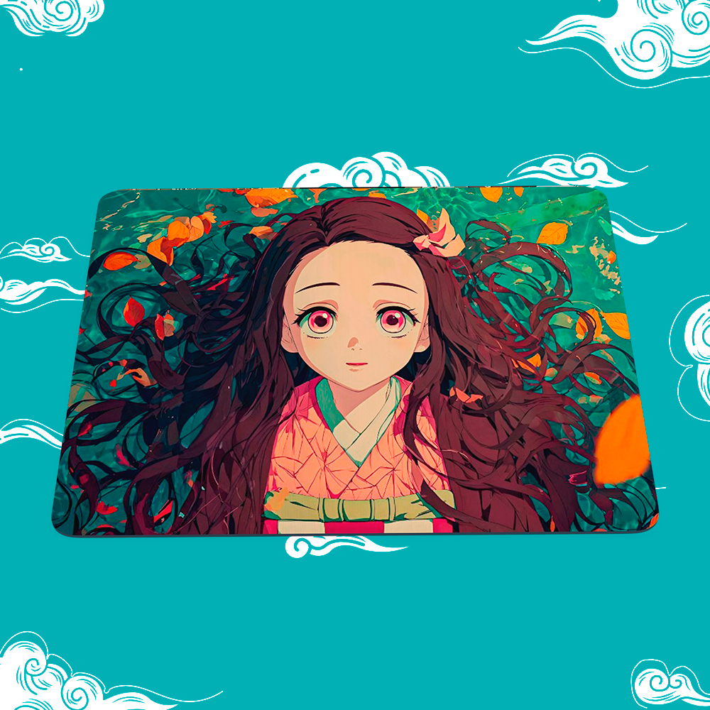 Mousepad  Nezuko Flower